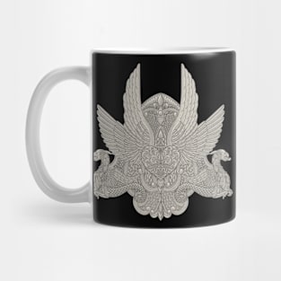 High detailed Ornamental gothic heart, Vintage engraving drawing style illustration Mug